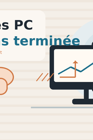 Couverture de L'ère des PC n'est pas terminée