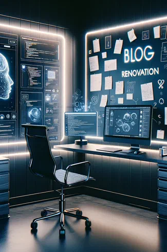 Couverture de Nouvelle version du blog