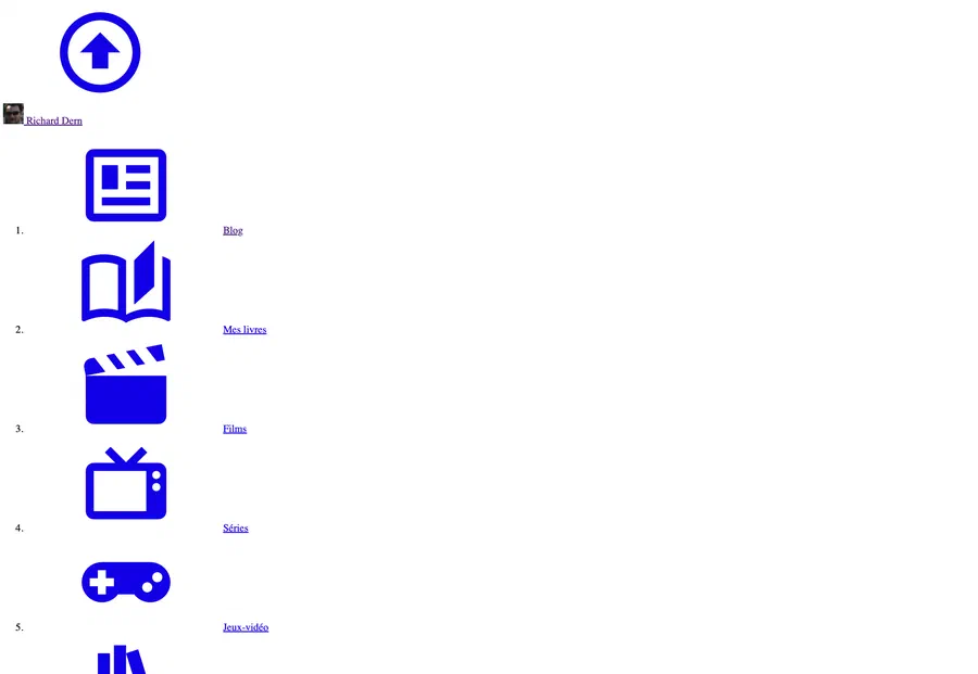 Mon site sans feuille de style. C'est de la merde.