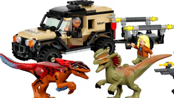 Image de couverture pour Pyroraptor & Dilophosaurus Transport