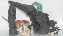 Kit de dinosaures avec grotte