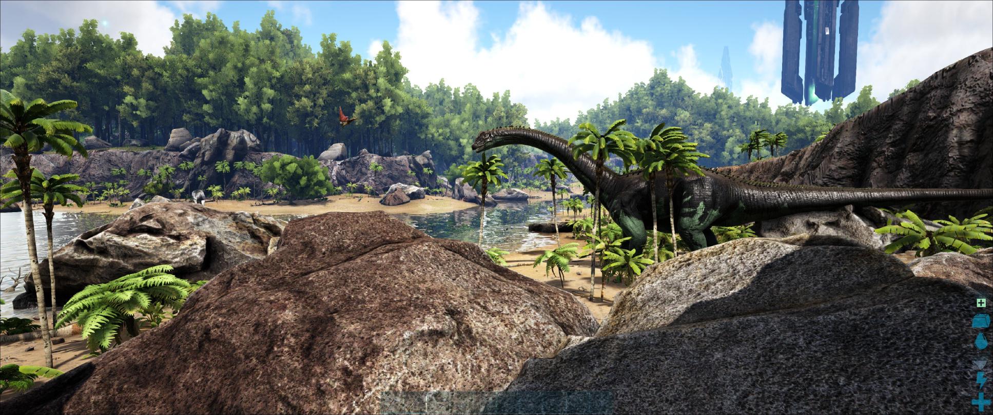 La vue depuis ma maison... (capture d'écran personnelle) WZCtab