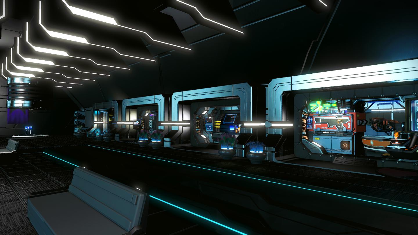 Quelques boutiques de la station spatiale locale hoVmKb