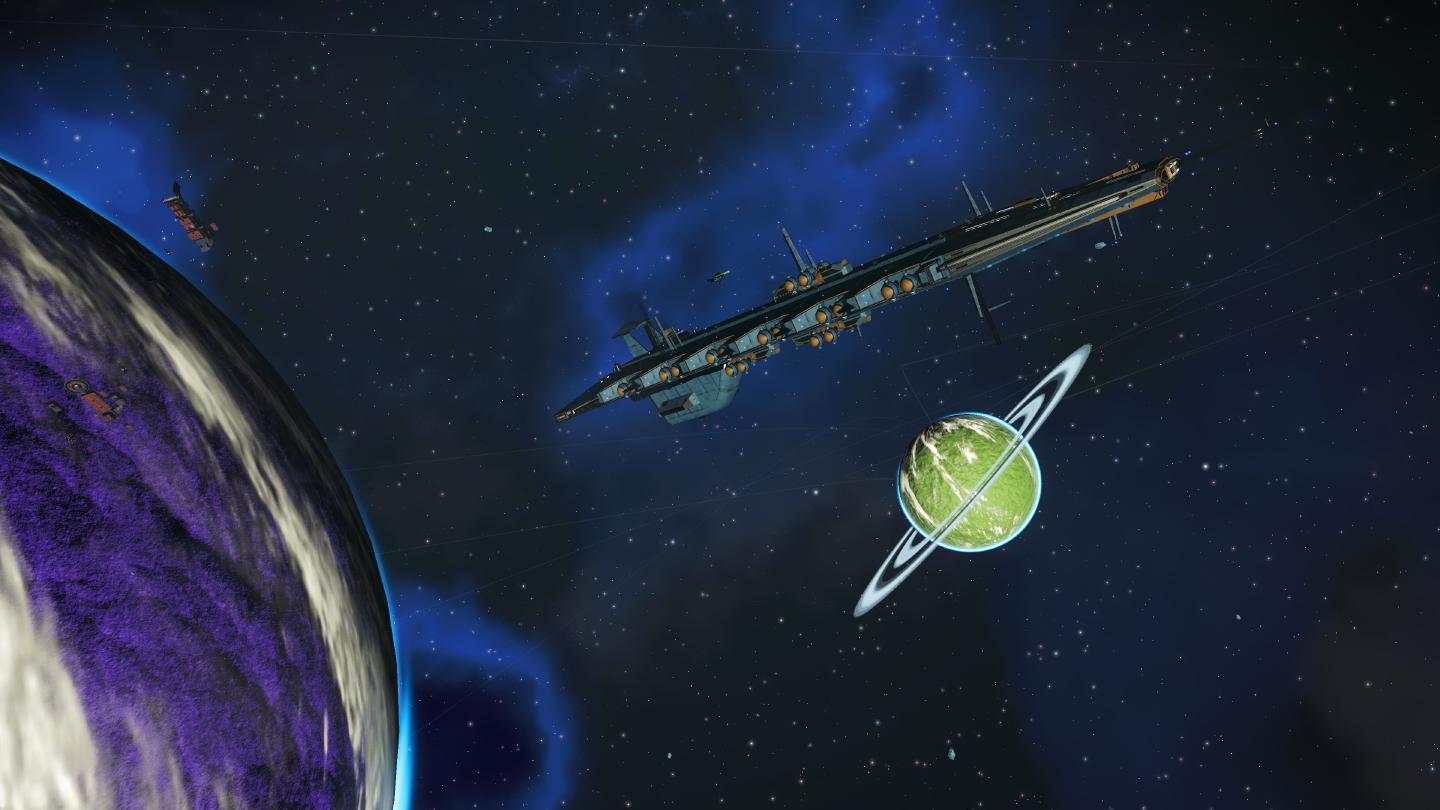 Mon cargo. On aperçoit sur la gauche une flotte commerciale étrangère. w0Jl3k