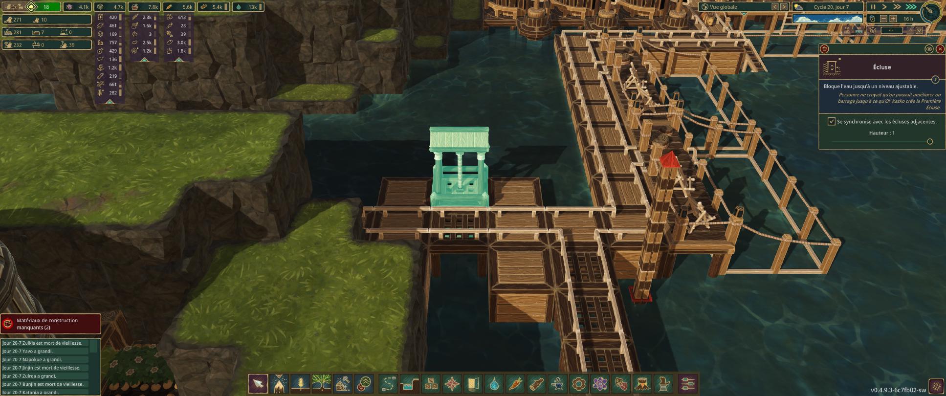 Le jeu préféré des éclusiers ? Jsztzi