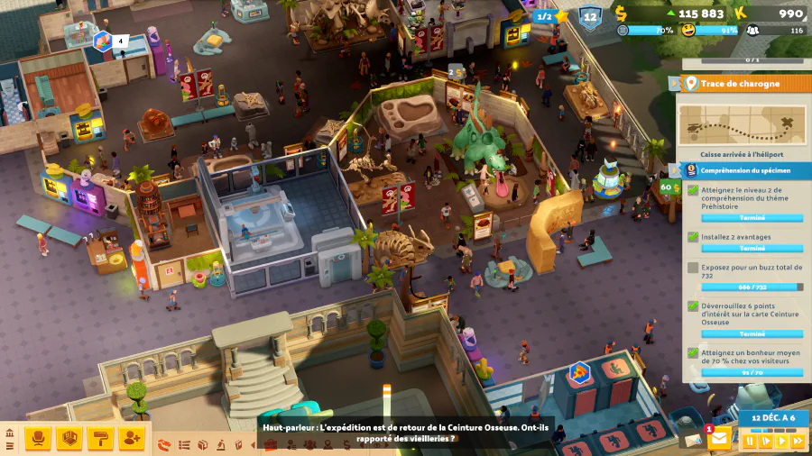 Capture d'écran du jeu Two Point Museum