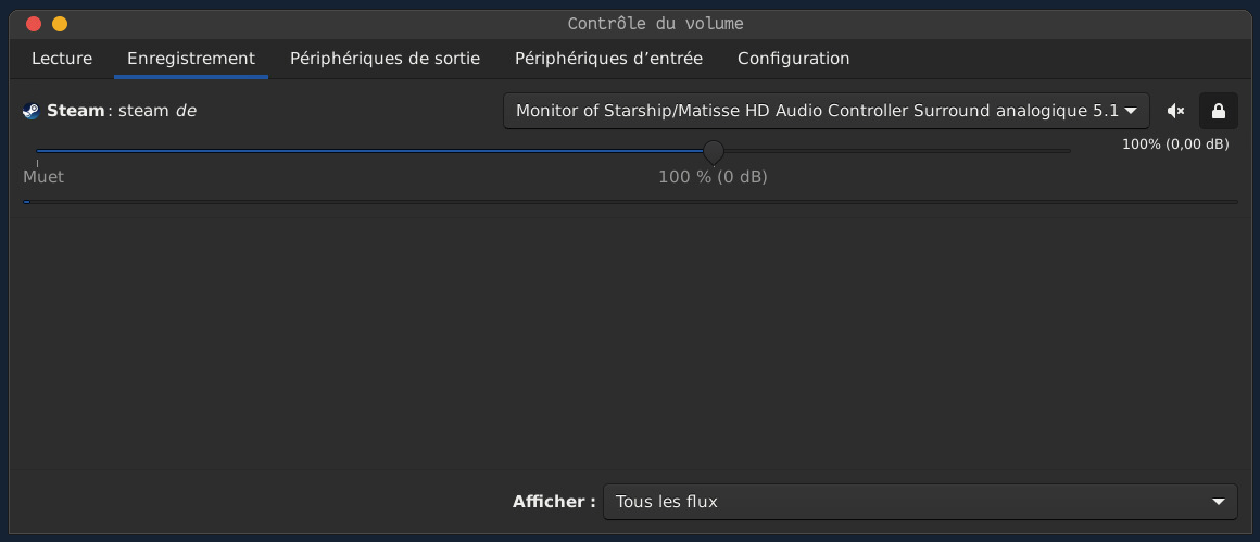 Périphérique de capture utilisé par le streaming depuis Steam PJKP4B