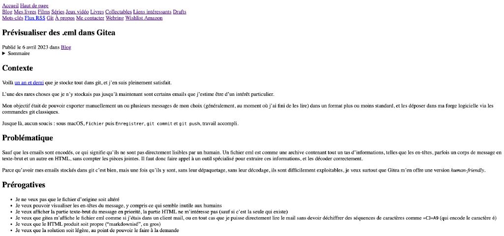 Mon site, sans feuille de style LOdjJu