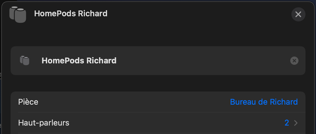 On peut voir que 2 périphériques sont associés à la paire, c'est parfait ! mqbSPg