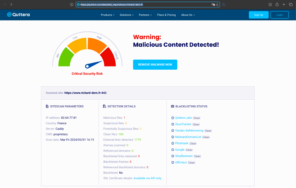 Mon blog qui représente un risque critique pour Internet 🤣 Ws6NVj