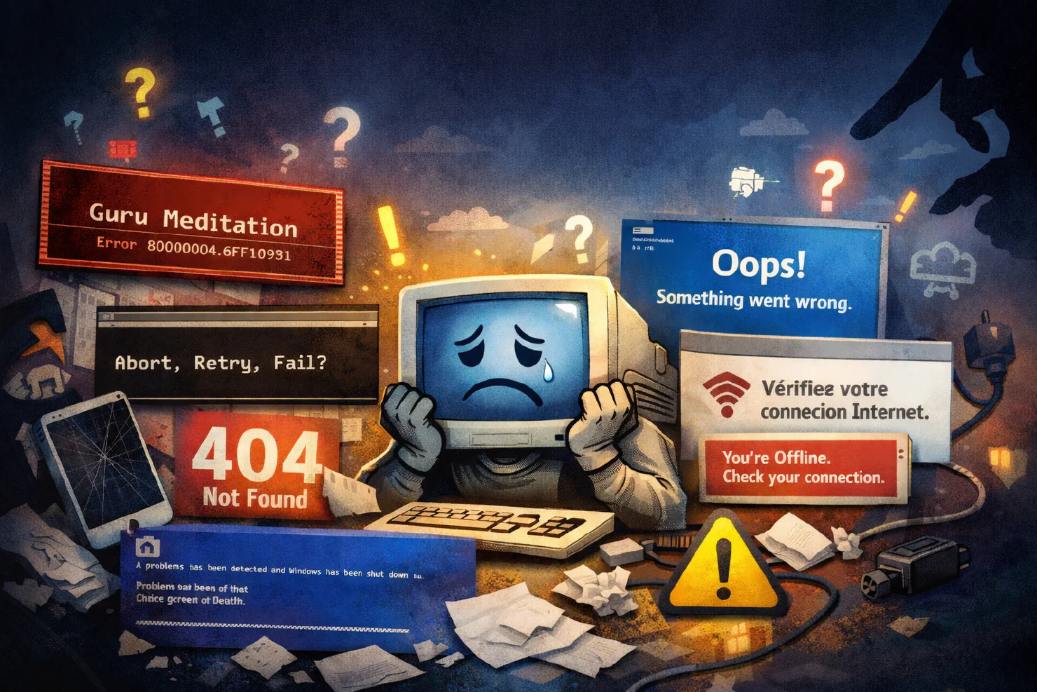 Échouer à échouer : la triste histoire des messages d'erreur