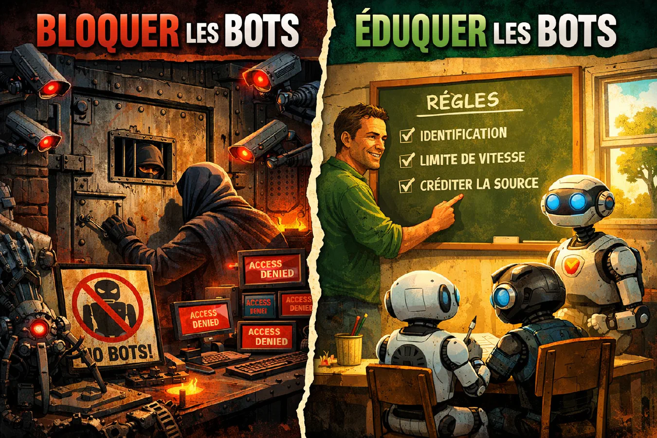 Ne bloquez pas les bots d'IA : éduquez-les