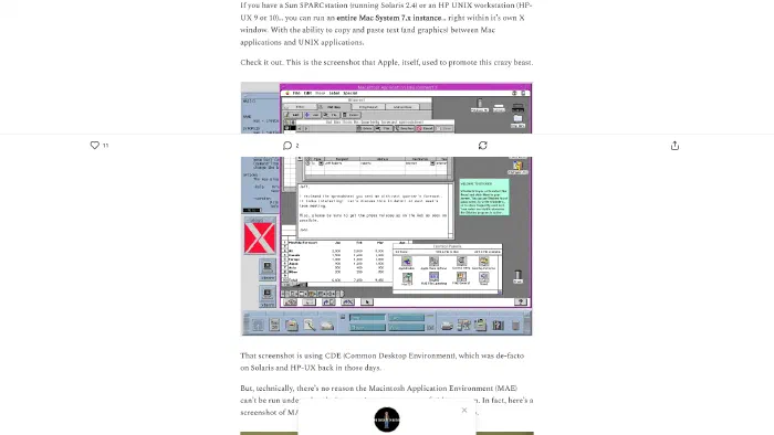 Image de couverture pour Remember when Apple built a Mac OS running on top of Solaris and HP-UX? Seriously. It happened.
