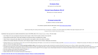 Image de couverture pour The Feynman Lectures on Physics