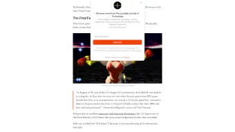 Image de couverture pour The computers used to do 3D animation for Final Fantasy VII... in 1996.