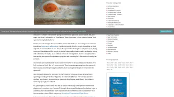 Image de couverture pour Alien Intelligence and the Concept of Technology—Stephen Wolfram Writings