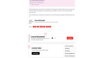 Image de couverture pour Laravel Pint - Laravel News