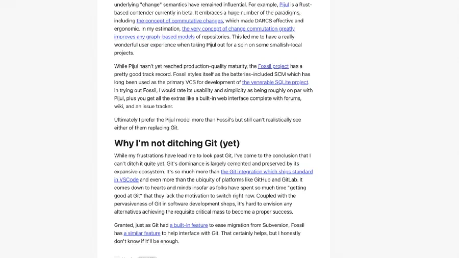 Image de couverture pour Is it time to look past Git? - DEV Community