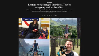 Image de couverture pour Permanent remote workers enjoy the flexibility, but face complications - The Washington Post