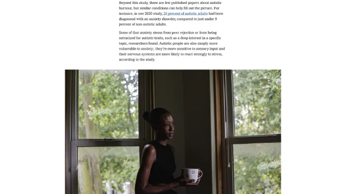 Image de couverture pour ‘The Battery’s Dead’: Burnout Looks Different in Autistic Adults - The New York Times