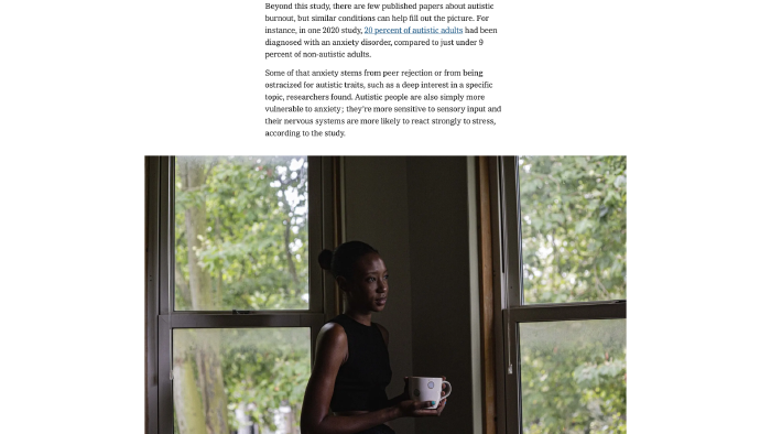 Image de couverture pour ‘The Battery’s Dead’: Burnout Looks Different in Autistic Adults - The New York Times