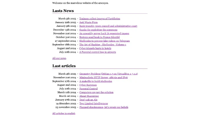 Image de couverture pour Welcome at the Arsouyes