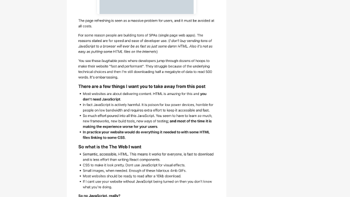 Image de couverture pour The Web I Want - DEV Community