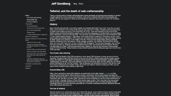 Image de couverture pour Tailwind, and the death of web craftsmanship • pdx.su
