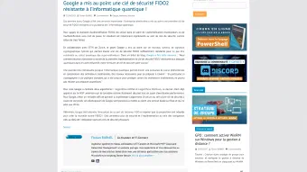 Image de couverture pour Google a développé une clé FIDO2 résistante à l'informatique quantique