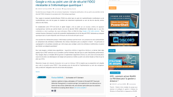 Image de couverture pour Google a développé une clé FIDO2 résistante à l'informatique quantique