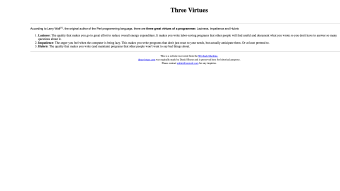 Image de couverture pour The Three Virtues of a GREAT Programmer