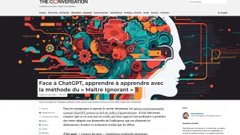 Image de couverture pour Face à ChatGPT, apprendre à apprendre avec la méthode du « Maître Ignorant »