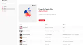 Capture du lien Heard in Apple Ads - Playlist - Apple Music