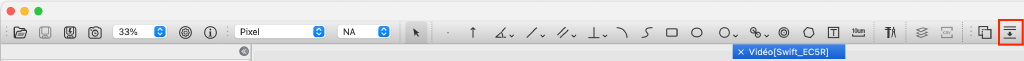 Barre d'outils de Swift Imaging screenshot-edf