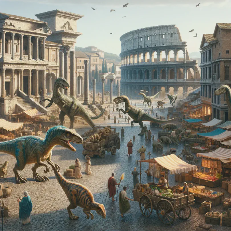 Et si les dinosaures n'avaient pas disparu ? A1Xj6u