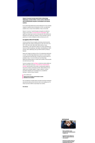 Couverture de Vous pouvez désormais repérer les numéros de démarchage téléphonique, voici comment faire
