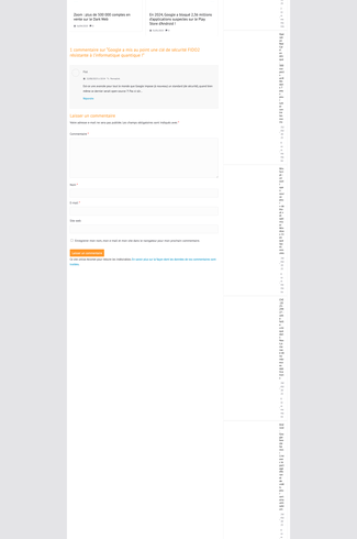 Couverture de Google a développé une clé FIDO2 résistante à l'informatique quantique